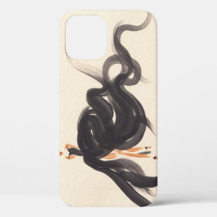 Elegant Fashion: Watercolor Lady iPhone 12 Case