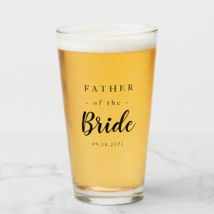 Elegant Father of the Bride Glass