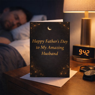 Elegant Father’s Day Card for Husband from Wife