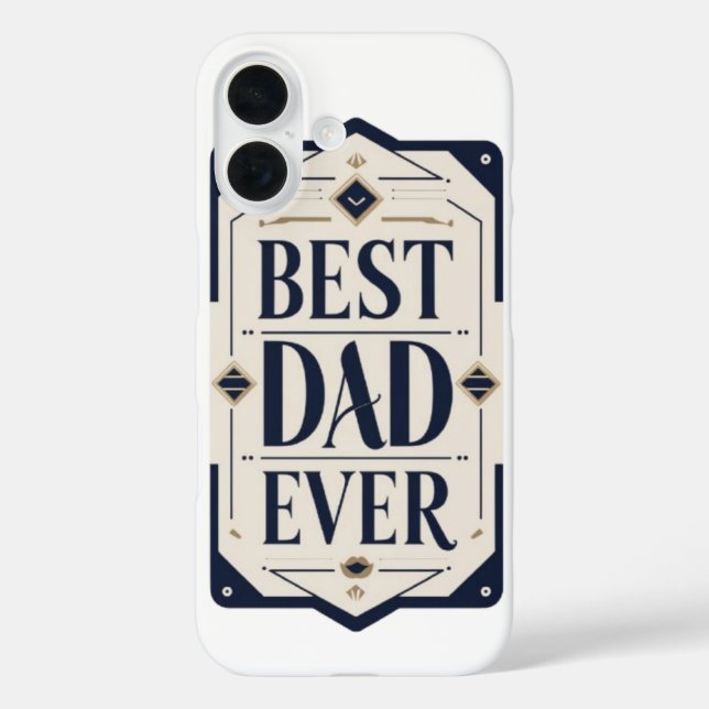 Elegant Father’s Day Printable Design Case-Mate iPhone Case (Back)