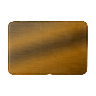 Elegant Faux Brushed Bronze Bath Mat