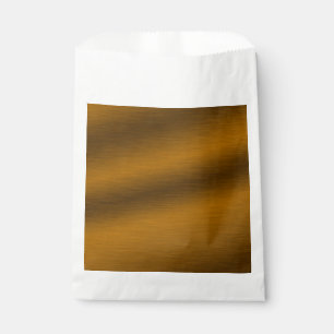 Elegant Faux Brushed Bronze Favour Bags