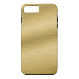 Elegant Faux Brushed Gold iPhone 8 Plus/7 Plus Case