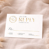 Elegant Faux Gold Company Logo Business Event