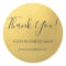 Elegant Faux Gold Foil Business Thank You Labels