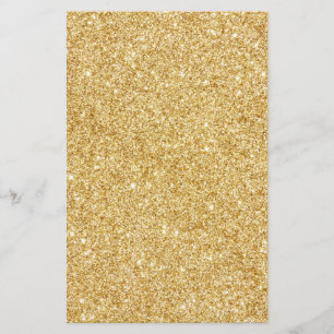 Elegant Faux Gold Glitter Flyer