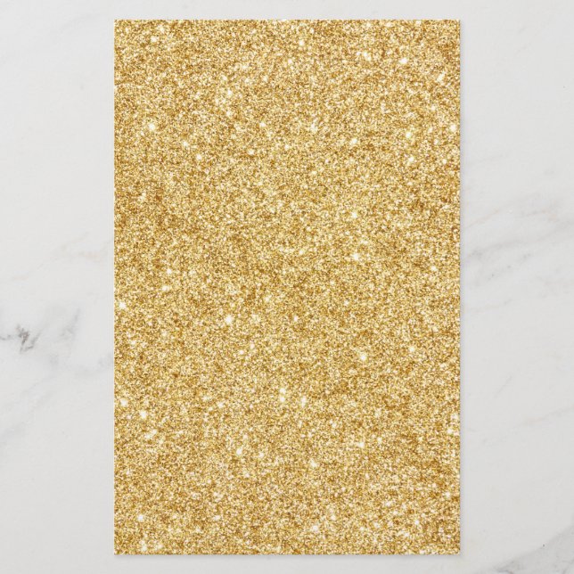 Elegant Faux Gold Glitter Flyer (Front)