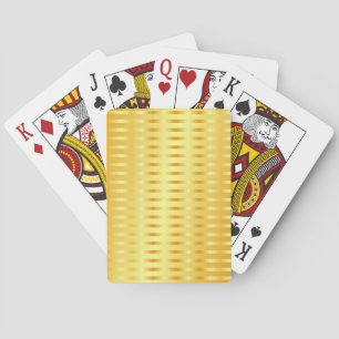 Elegant Faux Gold Metallic Look Blank Template Playing Cards