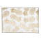 elegant faux gold tropical pineapple pattern