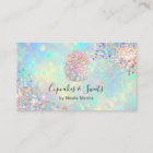 Elegant Faux Holographic Opal Cupcake Bakery Chef