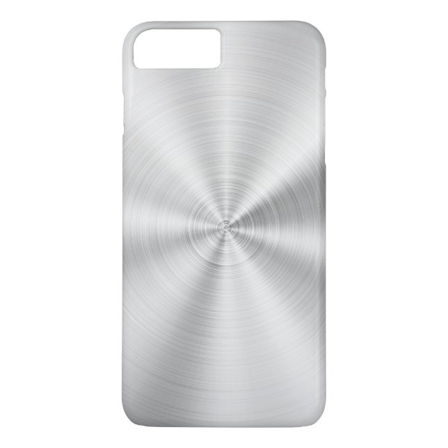 Elegant Faux Metallic Shiny Silver Case-Mate iPhone Case (Back)