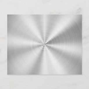 Elegant Faux Metallic Shiny Silver Flyer