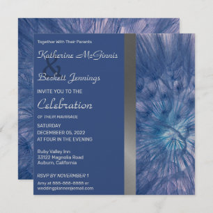 Elegant Feathers Wedding Invitation