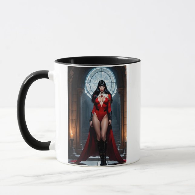 Elegant Female Vampire  Mug (Left)