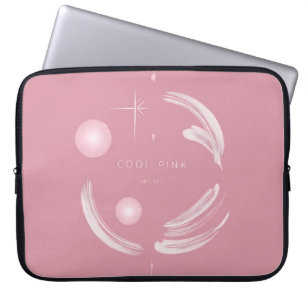 "Elegant Feminine Abstract Electronics Bag – Soft 