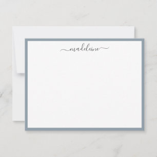 Elegant Feminine Handwritten Calligraphy Note Card