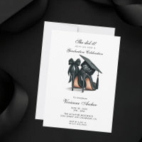 Elegant Feminine Stiletto and Cap Graduation