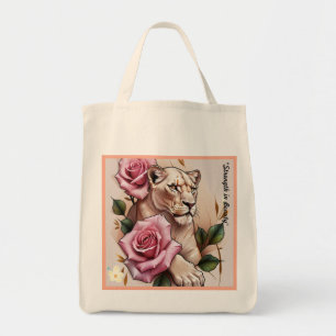 "Elegant Feral Charm" Tote Bag