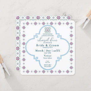 Elegant Fiesta Rehearsal Dinner Invitation