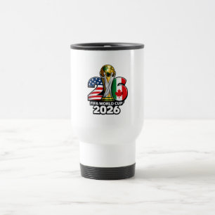 Elegant FIFA World Cup 2026 Travel/Commuter Mug