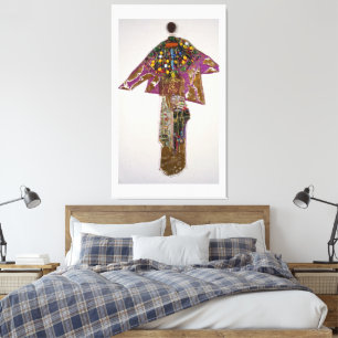 Elegant Figure With Beads Canvas Print