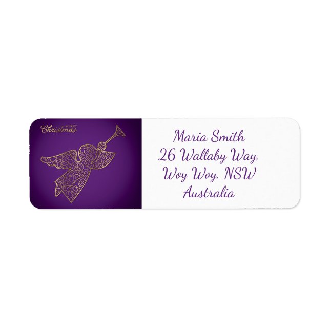 Elegant filigree angel (Front)