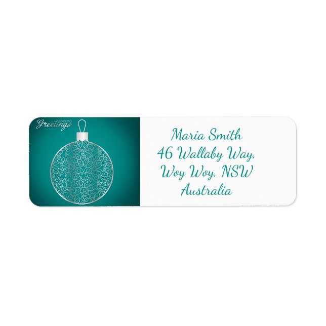 Elegant filigree bauble (Front)