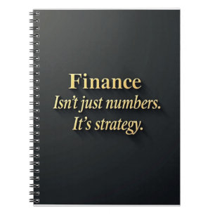 Elegant Finance Quote Notebook