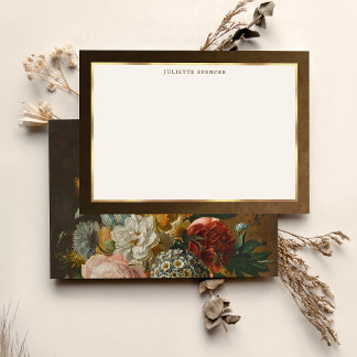 Elegant Fine Art Floral Still Life Card