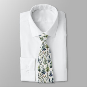 Elegant fir tree tie