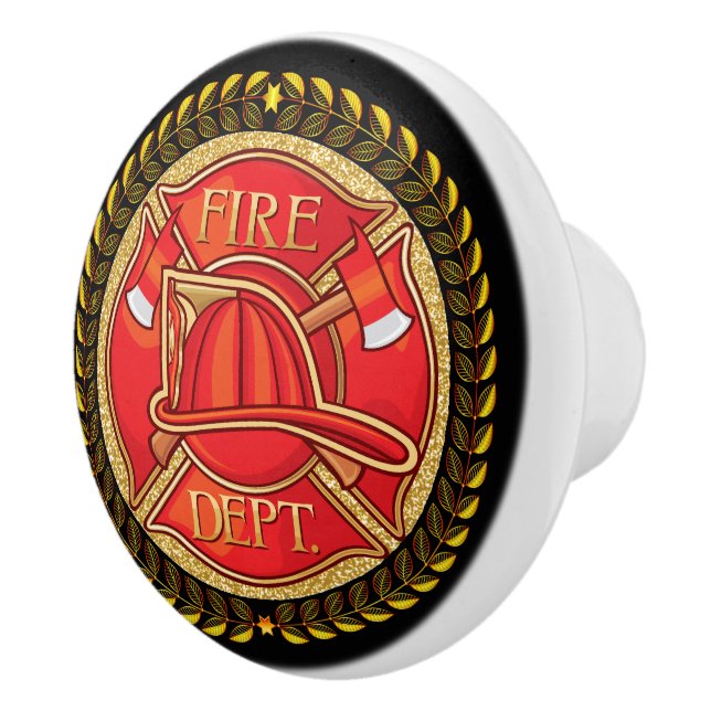 Elegant Fire Department Drawer Knobs - SRF (Right)