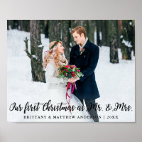 Elegant First Christmas as Mr. and Mrs.