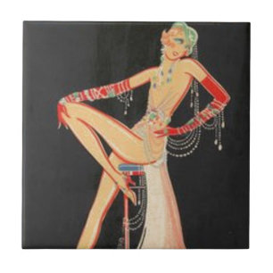 Elegant Flapper Tile