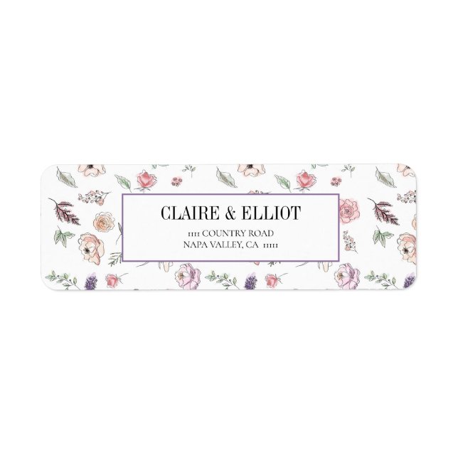 Elegant Flat Modern Botanical Green Weddin (Front)