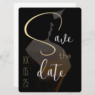 Elegant Flat Save The Date Card