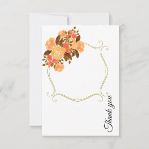  Elegant Flat Thank You Card