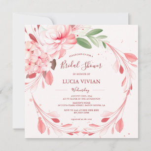 Elegant Flawless Sakura Bridal Shower Invitation