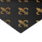 elegant Fleur De Lis pattern black gold party wrap