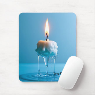 Elegant Floating Candle Mouse Mat