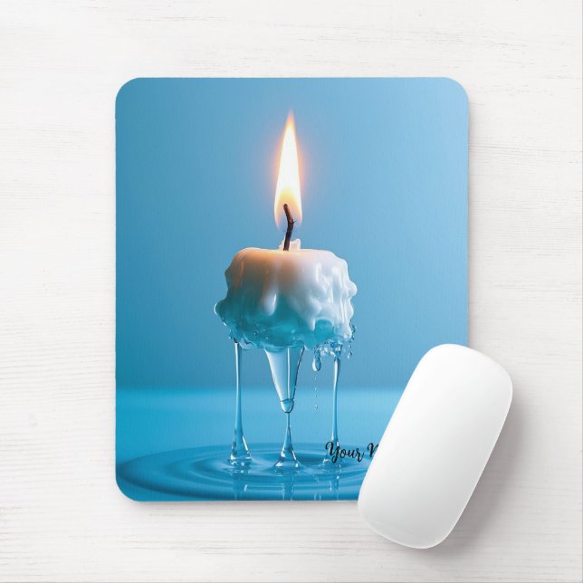 Elegant Floating Candle  Mouse Mat (With Mouse)
