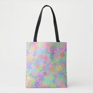 Elegant Floral Abstract Flowers Modern Template Tote Bag