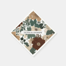 Elegant floral accents and soft colour palette