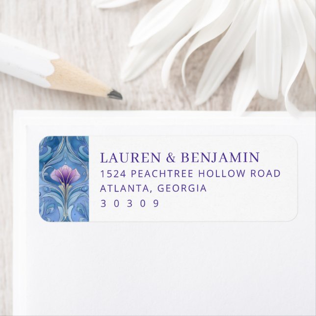 Elegant Floral Address Label (Insitu)