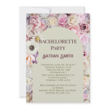 Elegant Floral Arch Summer Bachelorette Party