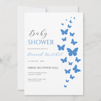 Elegant Floral Baby Shower Invitation Customizable