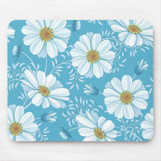 Elegant Floral Background | Mouse Pad (Front)