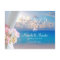 Elegant Floral Beach Summer Sunset Wedding RSVP