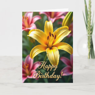Elegant Floral Beauty Card