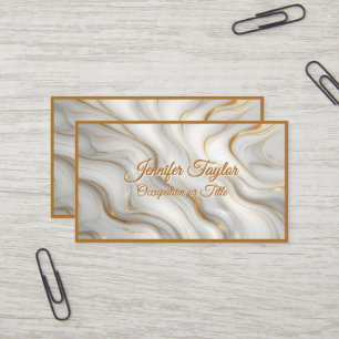 Elegant Floral Beauty Cosmetic Professional Business Card