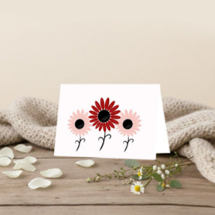 Elegant floral birthday card